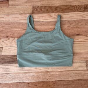 Nike Sage Green Workout Crop Top
